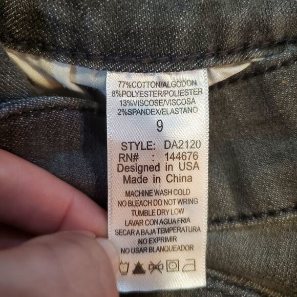 Denim 4 us size 9 juniors skinny jeans - Picture 7 of 7